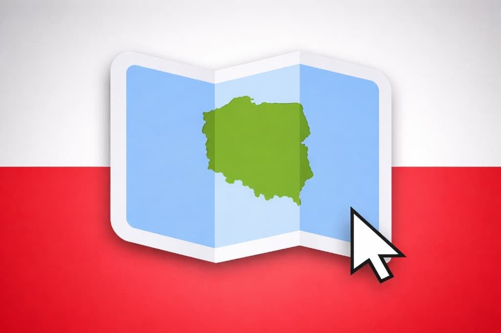 Нажмите, чтобы найти польские воеводства