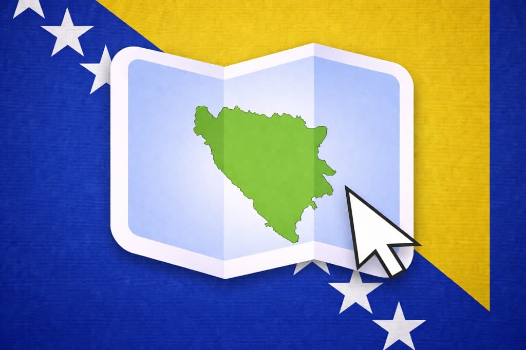 Bosnien und Herzegowina: Regionen anklicken